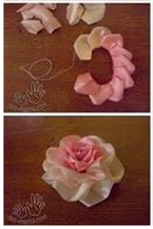 Cara Buat Ribbon Rosette