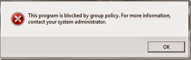 "This-program-is-blocked-by-group-policy"-virus-fixed-solved