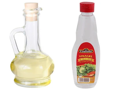 tratamiento natural con vinagre blamco para quitar los hongos
