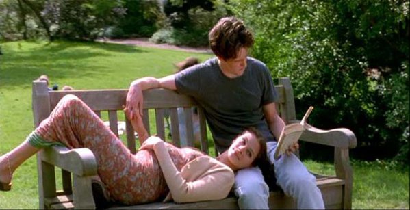 Image result for notting hill film bench