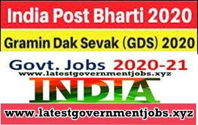 Apply Online for 5222 India Post Office GDS Recruitment 2020 Gramin Dak Sevak Post