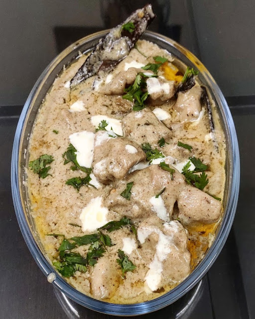 White cream & chicken from Food Blogger