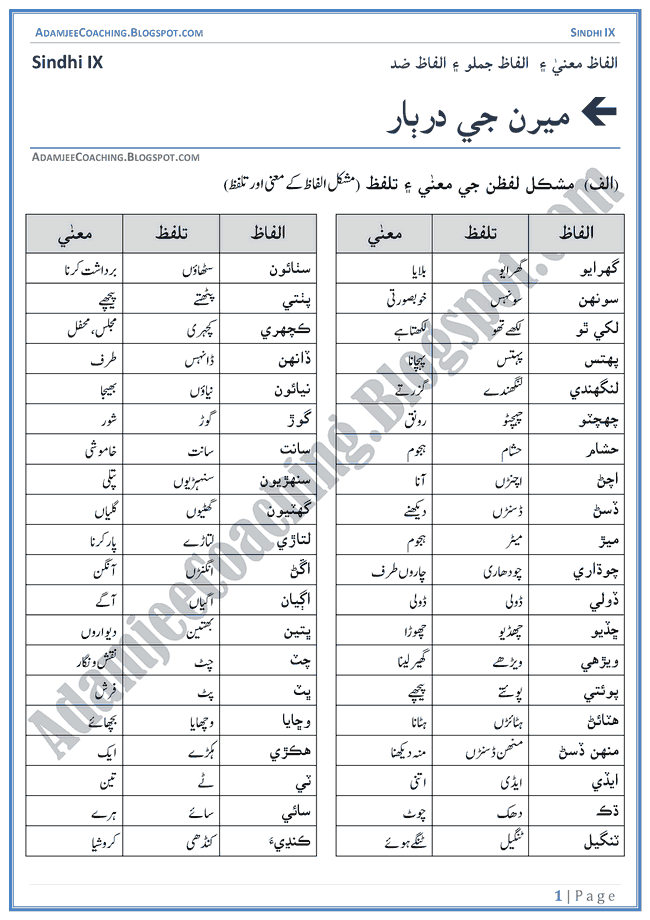 meeran-ji-darbar-words-meanings-and-idioms-sindhi-notes-for-class-9th