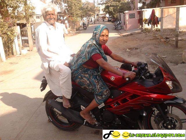 Download this Funny Indian Old Lady... picture