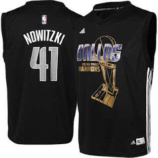 Dirk Nowitzki NBA Finals Championship Jersey