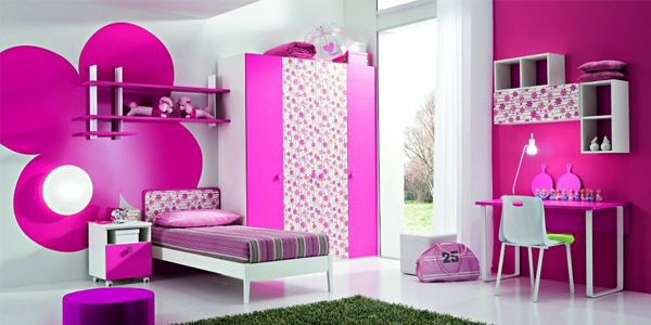 Cara menentukan wallpaper untuk kamar  anak  perempuan 