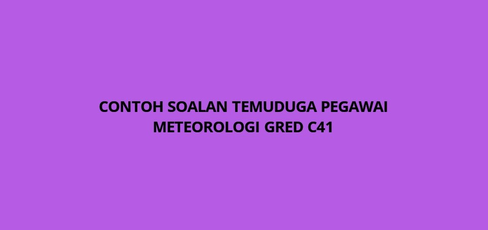 Contoh Soalan Temuduga Spa Separa Perubatan - Resep Pad c