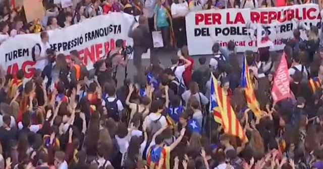 Las protestas no cesan en Cataluña 