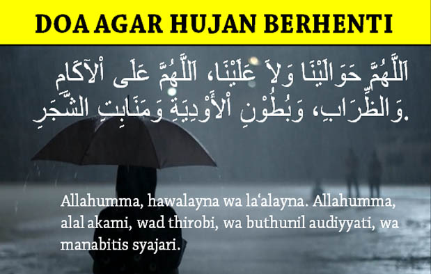 Doa Agar Hujan Berhenti Dunia Islam