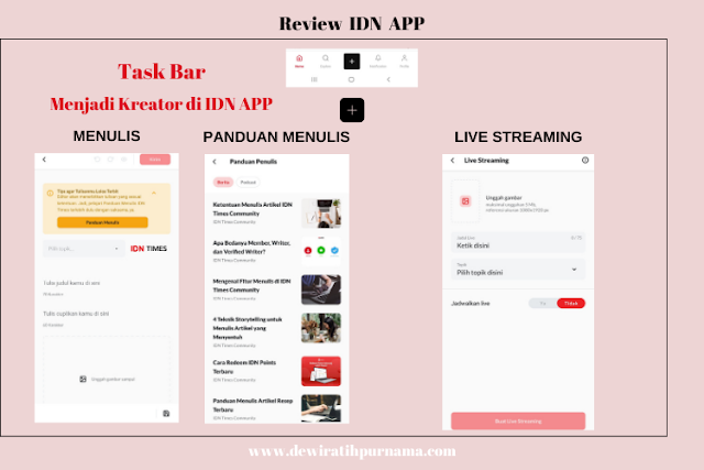 menjadi kreator di idn app