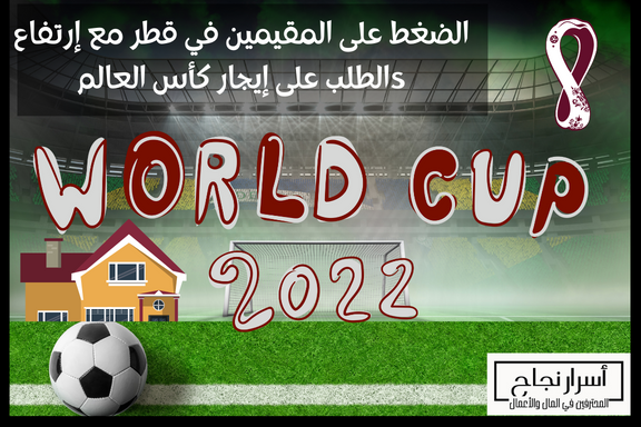 الضغط على المقيمين في قطر مع إرتفاع الطلب على إيجار كأس العالم