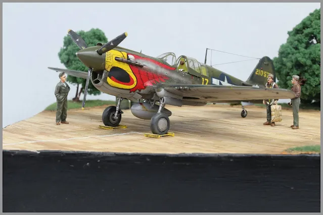 Diorama P-40N Warhawk