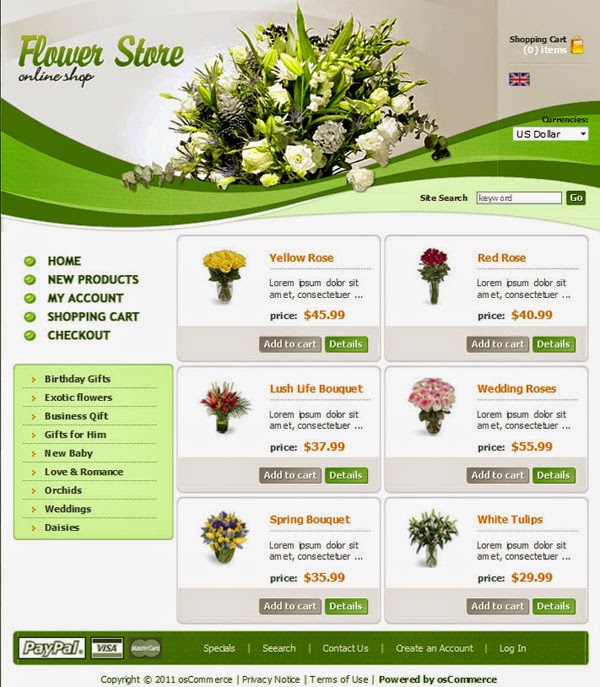 Thiết kế website bán hàng hoa tươi