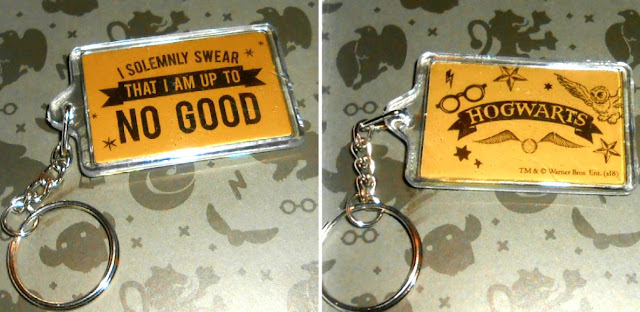 Stationery Smiles at Hogwarts: Contents of the Harry Potter Secret Diary Set: keyring.