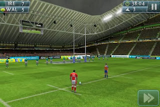 Screenshots of the Rugby nations 13 for Android tablet, phone.