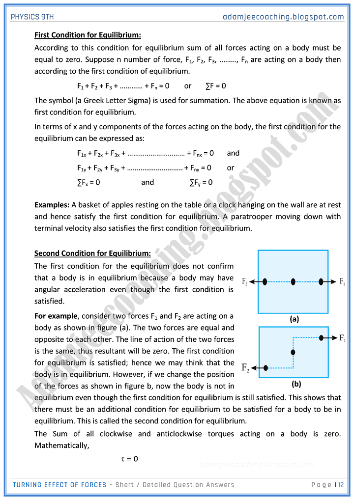 turning-effect-of-forces-short-and-detailed-question-answers-physics-9th