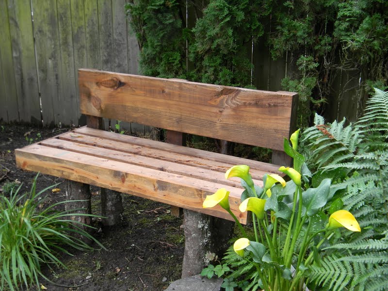 free outdoor wooden bench plans