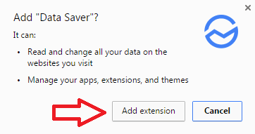 instal ekstensi chrome data saver