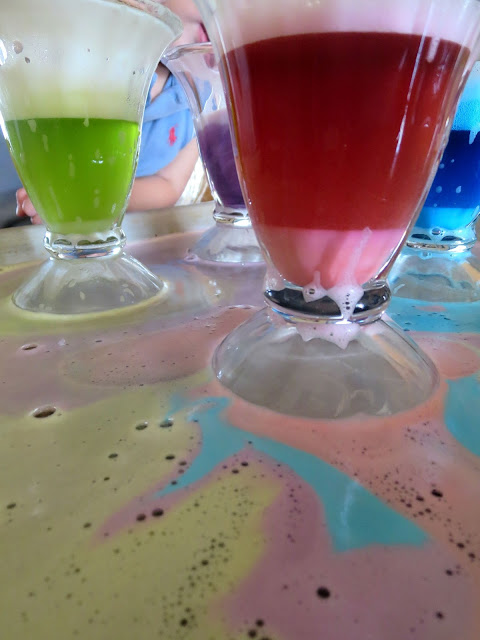 Color Explosions--Watch your kids faces when they do this fun and simple experiment using household ingredients!