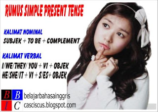 pengertian simple present tense