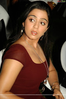 charmi cleavage show