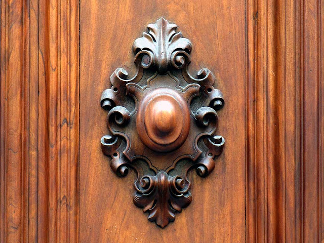 Wooden door handle, Livorno