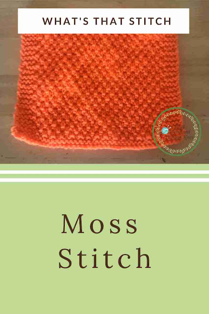 learn how to knit moss stitch