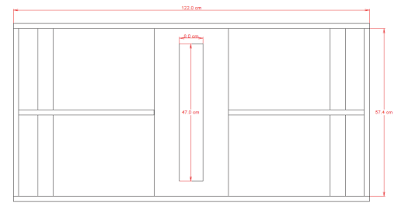 Skema dan Ukuran Box W Bin MHB-4818