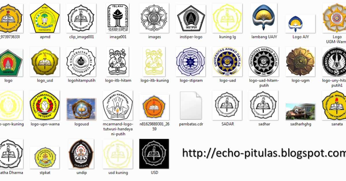 Kumpulan logo – logo universitas  ECHO 17