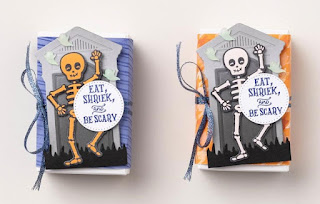 11 Stampin' Up! Bag of Bones Halloween Project Ideas  #stampinup #halloween