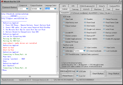 Steps On How To Use Miracle Box To Flash MTK Android Devices