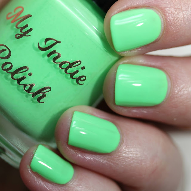 My Indie Polish Lime swatch