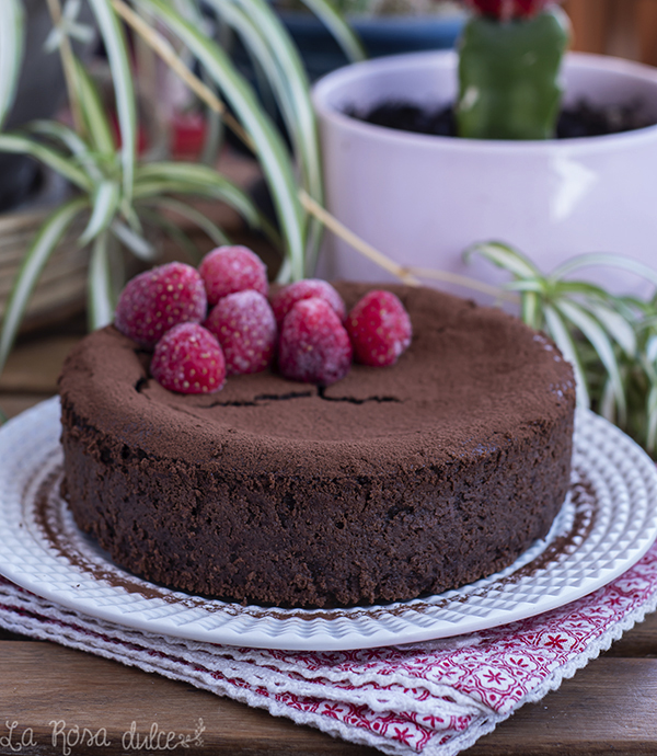 Tarta de queso y chocolate #singluten #sinlactosa #chocolate