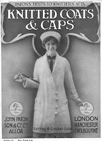 1910s vintage knitting pattern; Patons; Knitted coats & caps