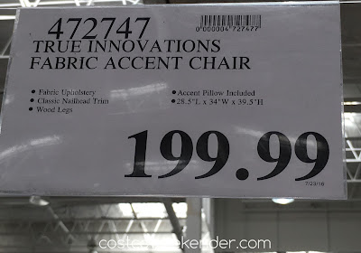 Deal for the True Innovations Accent Chair at Costco