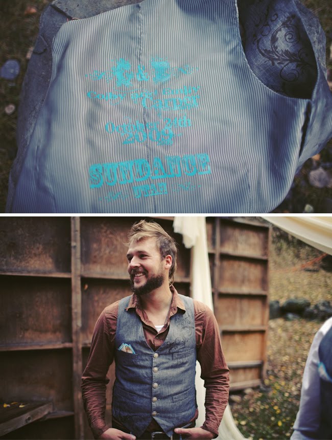 Groomsmen In Vests. silkscreen vest groomsmen