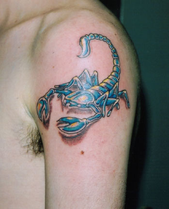 Scorpion Tribal Tattoos Design For Men