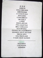 Setlist Arnaldo Antunes - SESC Taubaté