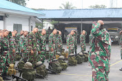 Tingkatkan Daya Tahan Fisik, Prajurit Yonmarhanlan I Laksanakan Latihan Hanmars