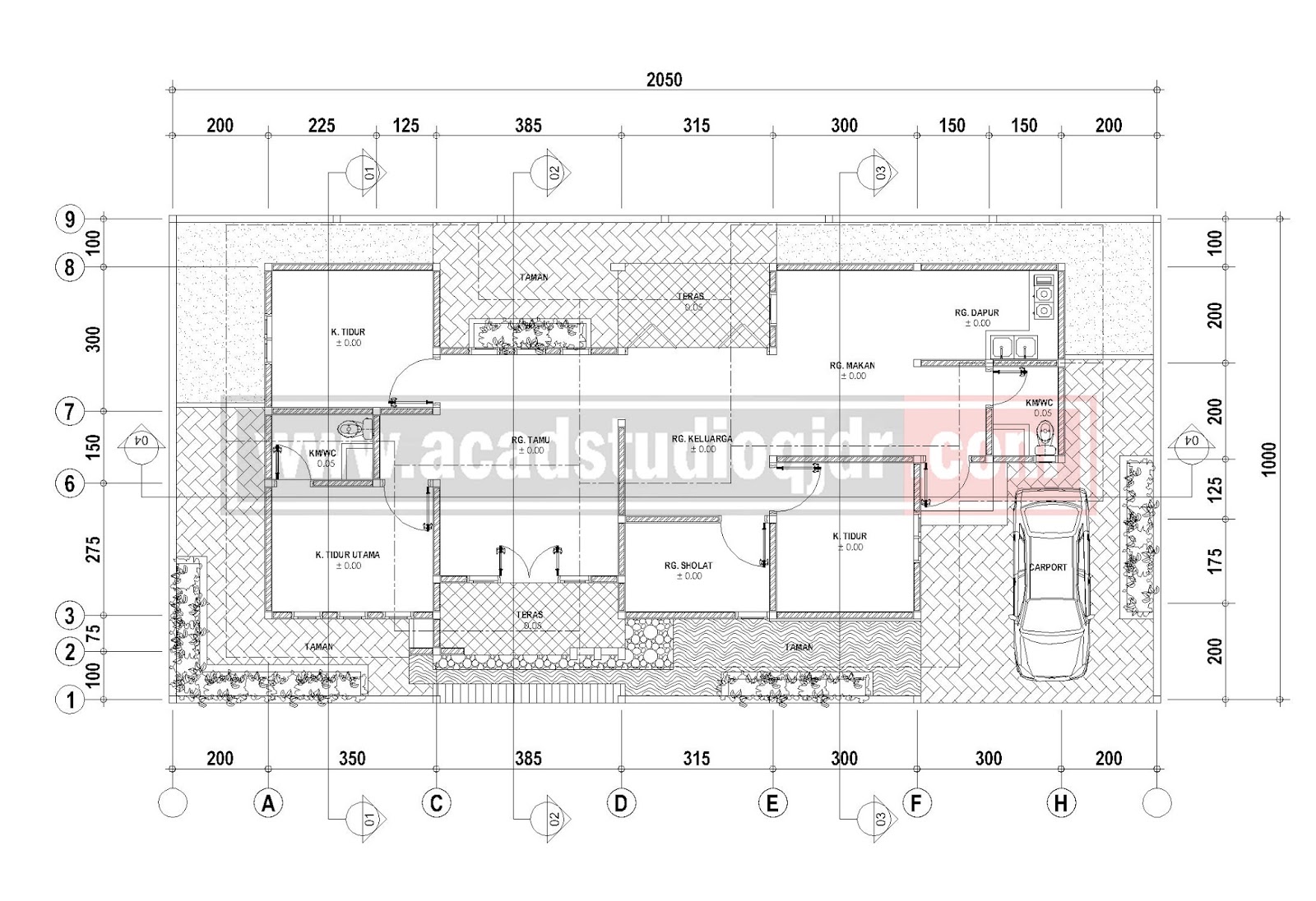 70 Desain Rumah Minimalis Melebar Ke Samping Desain Rumah