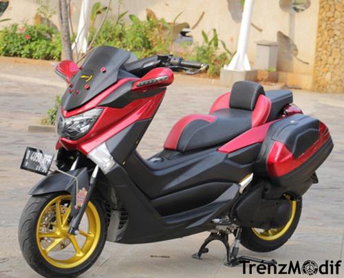  Modifikasi  Nmax  Merah  Modifikasi  Motor  Kawasaki Honda Yamaha 