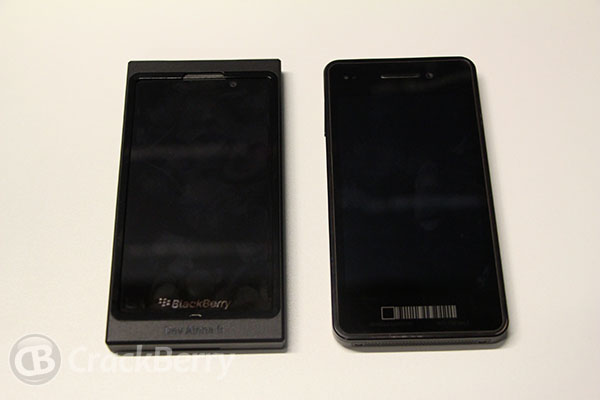 Hands on Blackberry Dev Alpha B device Running on BB10