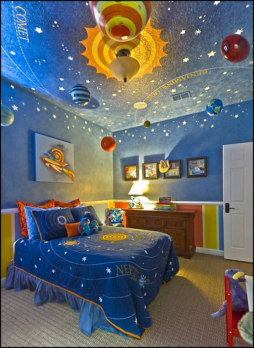 Decorating theme bedrooms Maries Manor outer  space  
