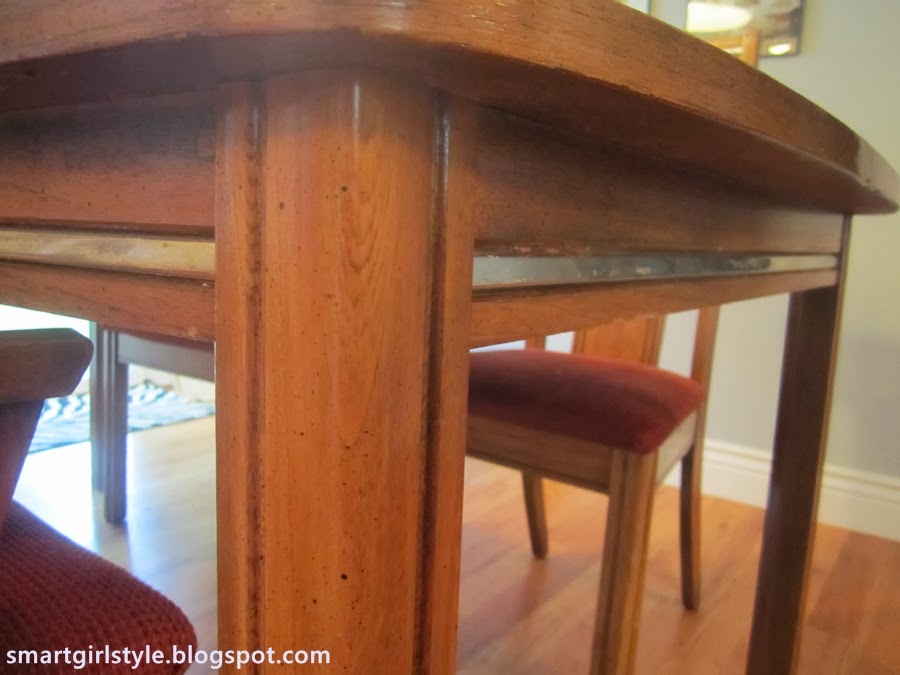 smartgirlstyle: How to Paint a Dining Room Table