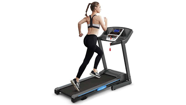 GYMAX Electric Folding Cardio Exercise Treadmill