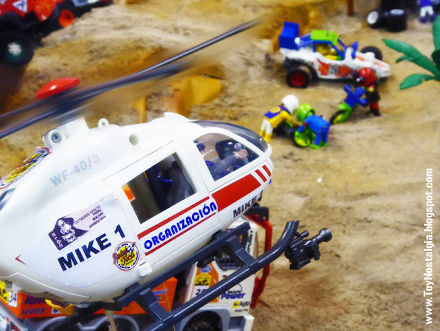 Diorama Playmobil Dakar Cocheras de Sants