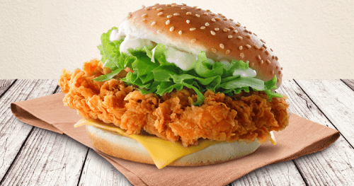 Harga Zinger Burger KFC - Senarai Harga Makanan di Malaysia