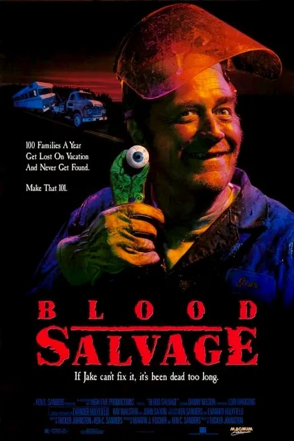 Cine Cuchillazo Blood Salvage 1990 Tucker Johnston Castellano Inglés Subs Subtítulos Subtitulada Español VOSE MEGA Película