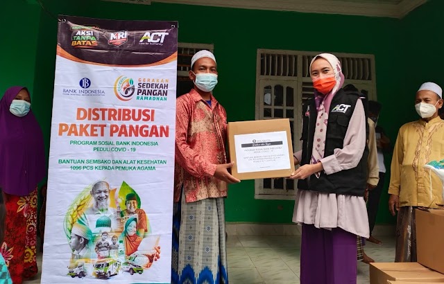 ACT Bandar Lampung Mulai Salurkan Bantuan Sembako dari Bank Indonesia