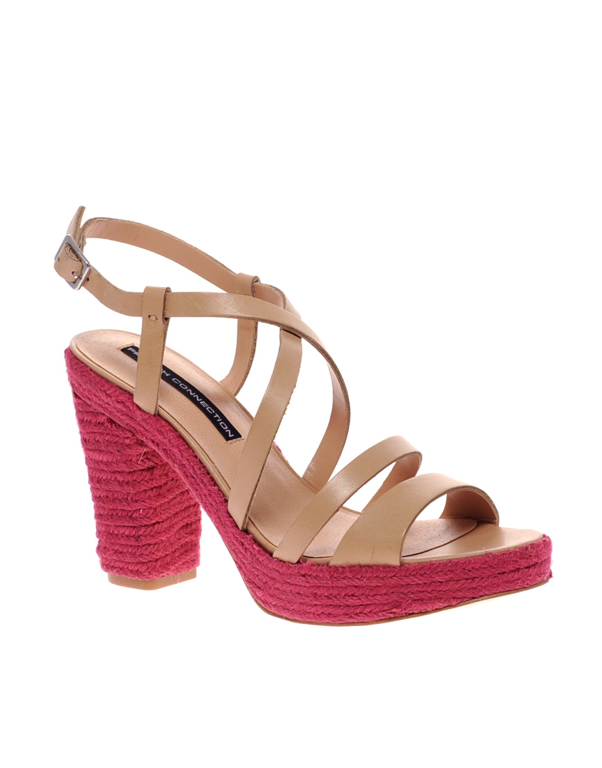 Arm Candy: French Connection Pandora rope sole strappy sandal